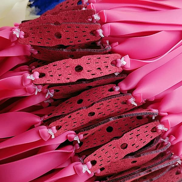 Platt gummiband för slangbella med hög elasticitet och hållbarhet - 10 enheter