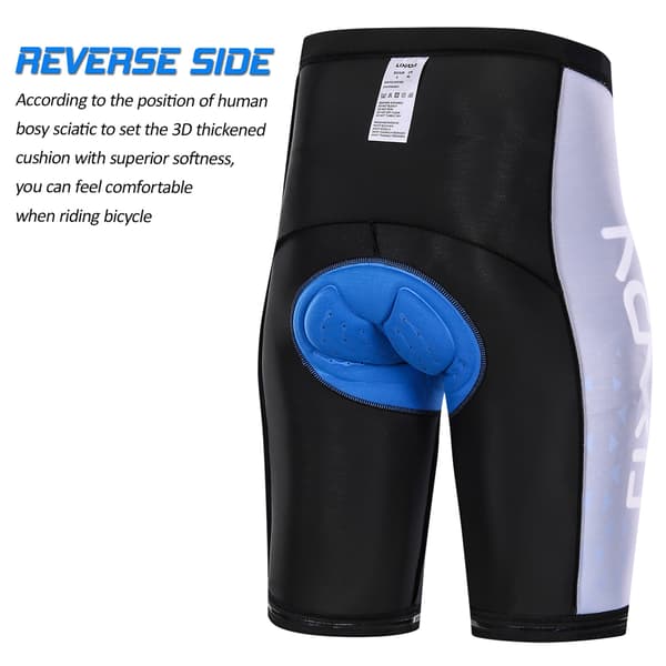 Cykeltrøje og shorts-sæt til mænd med gelpolstring