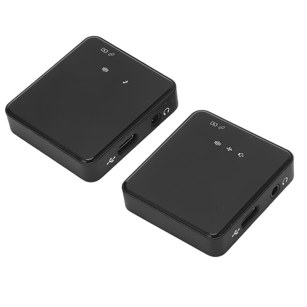 Trådløs Lavalier Mikrofon med Real-Time Ørefeedback, HIFI Kvalitet til Kamera og Mobiltelefon