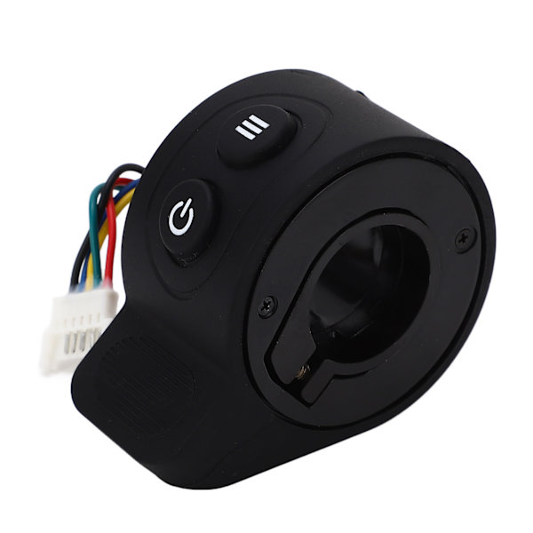 Fingertrigger til el-løbehjul, reservedel, ABS-materiale med konvekse striber, sort.