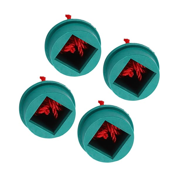 4 STK Gummi Kridtholder til Billard & Snooker Bordtilbehør Grønt Cover