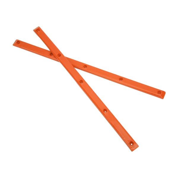 Rail Bones Ribs til Longboard - Slidstærke, Holdbare, Fleksible med en Blank Orange Finish