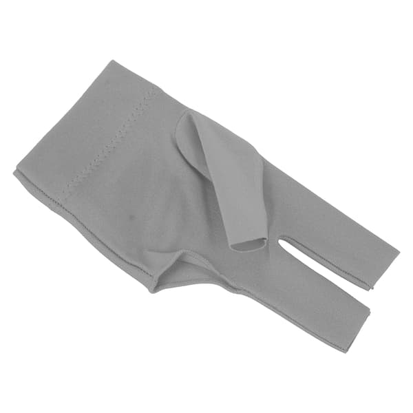 3-fingers ventilerande universal biljardhandske för vänster/höger hand, mörkgrå