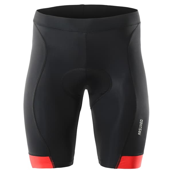 Cykelshorts til mænd med åndbar gelpolstring, hurtigtørrende