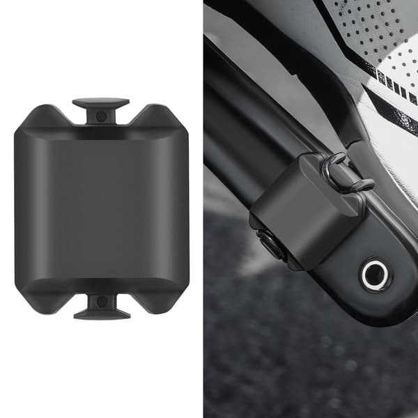 Trådløs hastigheds- og kadencesensor til cykler, IP67-klassificeret, ANT+ og Bluetooth-kompatibel.
