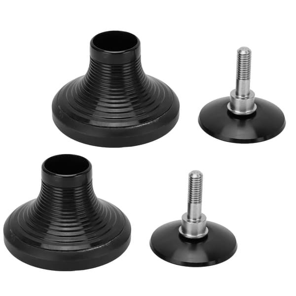 Hjælpehjul til foldecykel Easywheel aluminiumslegering CNC sort 52x35mm