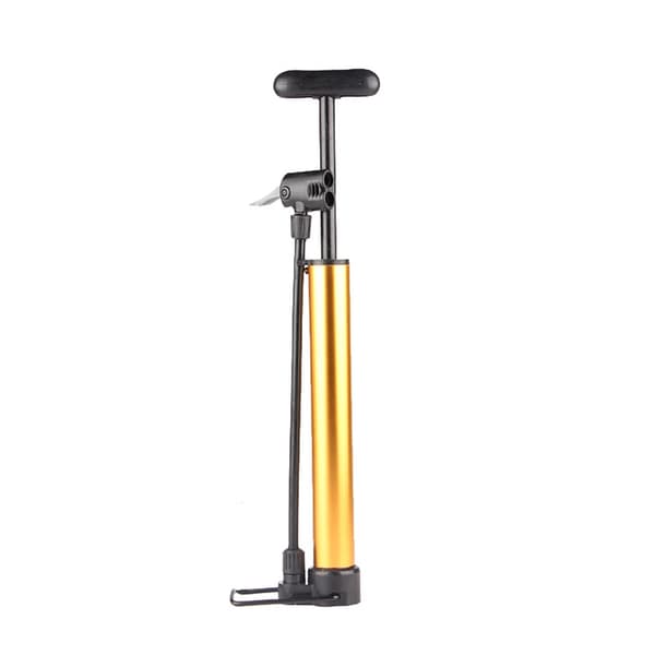 Bärbar lätt teleskopisk högtryckscykelpump, röd plastpump, 100PSI