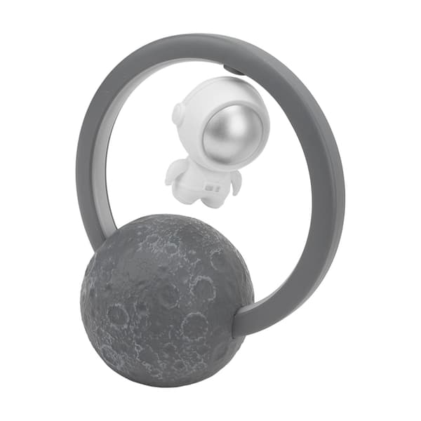 Magnetisk svevende astronauthøyttaler, suspendert, RGB, trådløs Bluetooth-lyd, sølv