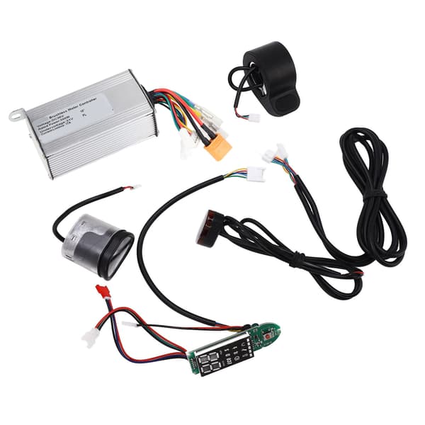 500W 36V El-scooter Controller Kit med Fingergas, Bremse, Vandtæt, 7 Dele