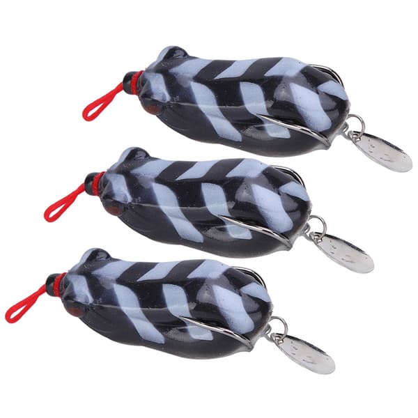 3 st mjuka simulerade drag med paljetter 5,5 cm 2# fisketillbehör silikon