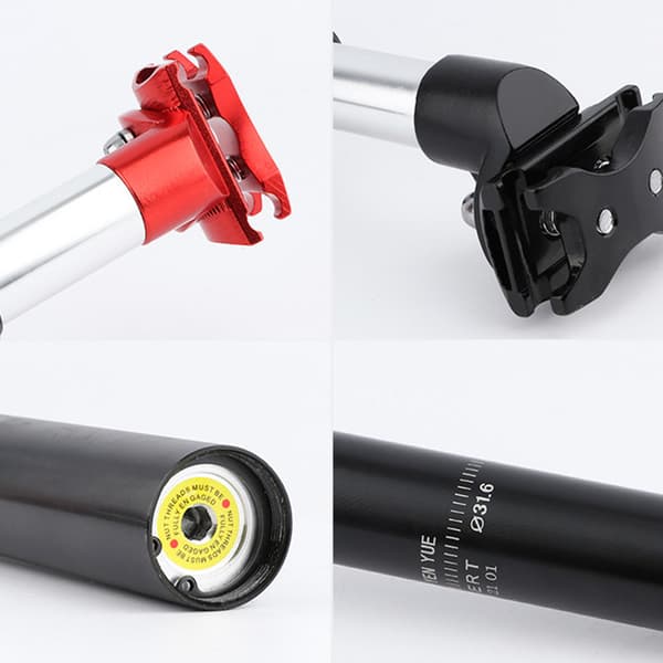 Cykel Sæde Støddæmper exa Oleodynamisk Affjedring Justerbar Aluminiumlegeringsrør 27.2/31.6mm