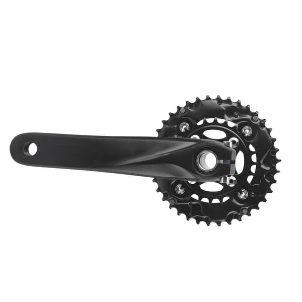 MTB Cykelkrankboks 170mm 38T Aluminiumlegering Integreret Krankboks 104BCD Sort