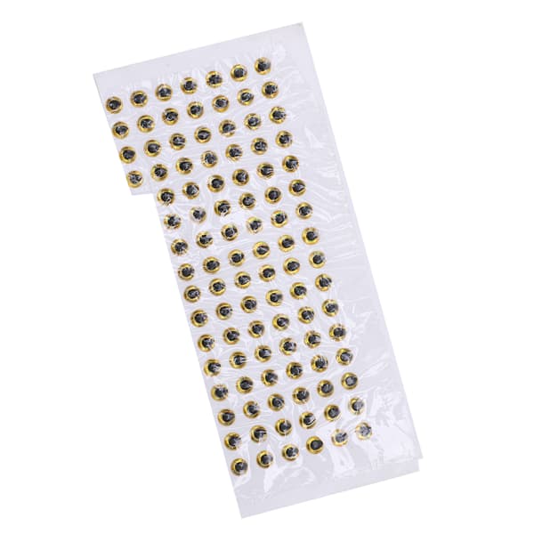 100 st 4 mm 3D runda lätta hållbara fiskögon för fiskedrag - Dorado