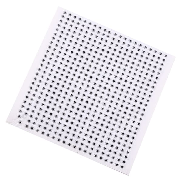 500 stk. 3D Epoxy Fiskeslukøyne for fluebinding DIY-håndverk (sølv, 5 mm)
