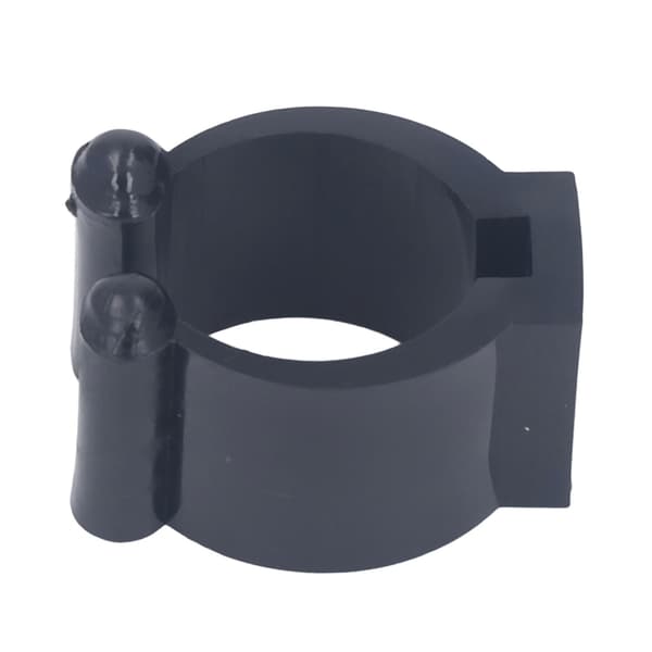 20 bærbare poolkø-clips, rackholder, praktisk clip i sort plast, 23 mm