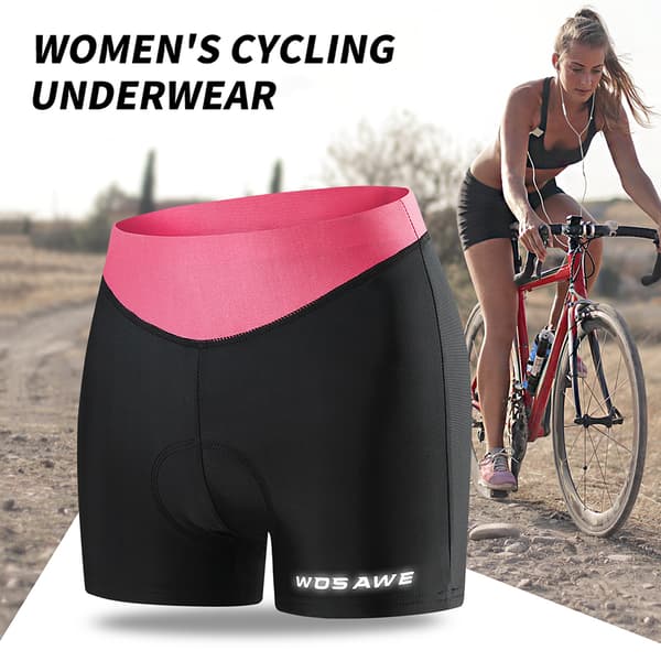 Cykeltruse til kvinder med åndbar polstring, MTB Cykelshorts