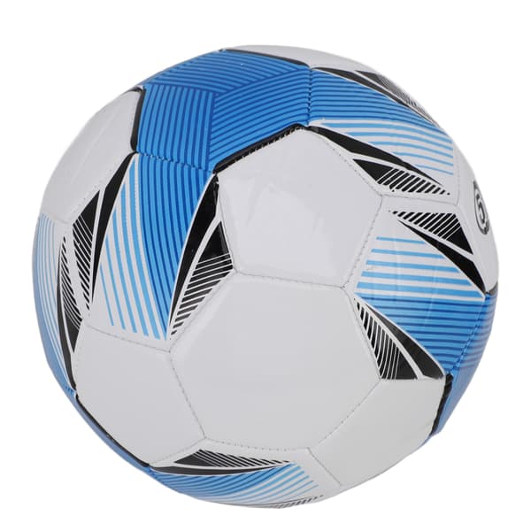 Størrelse 5 Gummifodbold, Maskinsyet, til Sportstræning, Blå
