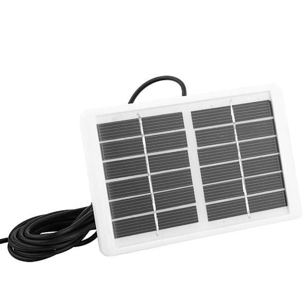 6V 1.2W Bærbart Vandtæt Solpanel til Nødlamp og Ventilator