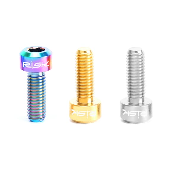 2 st titanskruvar M5×14mm för cykel tumväxel MTB-tillbehör