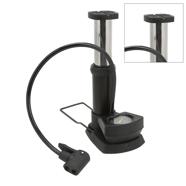 Bärbar högtrycks minialuminiumfotpump för cyklar, basketbollar, uppblåsbara leksaker