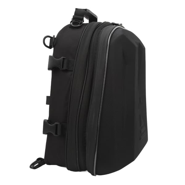 Universal Motorcykel Bagtaske, EVA Polyester, Vandtæt Hjelm Rygsæk, 20-28L, Sort