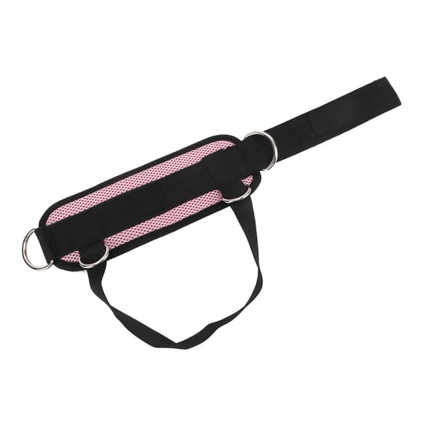 Justerbar ankelrem, säker, mångsidig, för kabelmaskin, gym, rosa