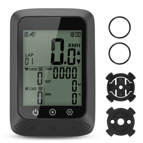 IPX7 GPS Cykelcomputer med Automatisk Baggrundsbelysning og Trådløs App-kontrol