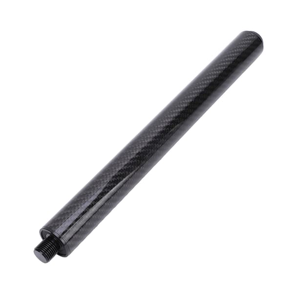 33 cm kolfiber biljardköförlängare med plugg och väska för poolspel