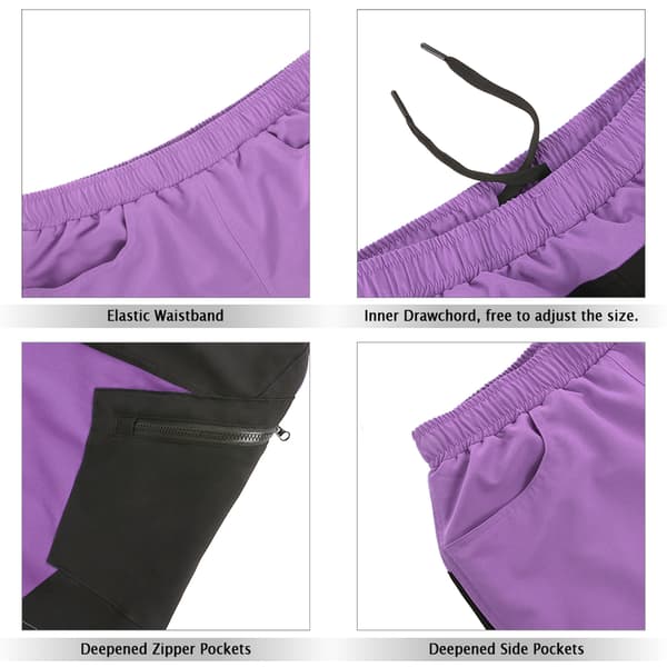 TOMSHOO 3D Cykelshorts med åndbar, løstsiddende polstring til mænds mountainbiking