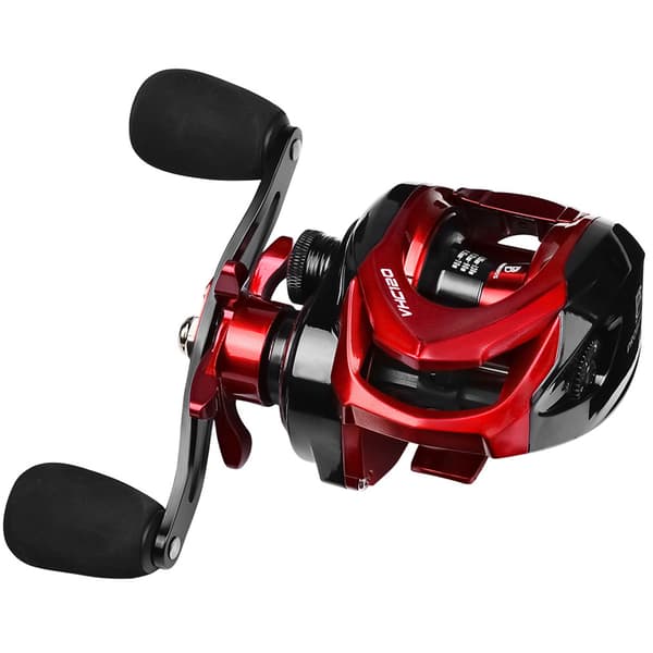 Baitcastrulle 3+1BB 7.2:1 Magnetisk broms 8kg Maximal bromskraft Metallkropp