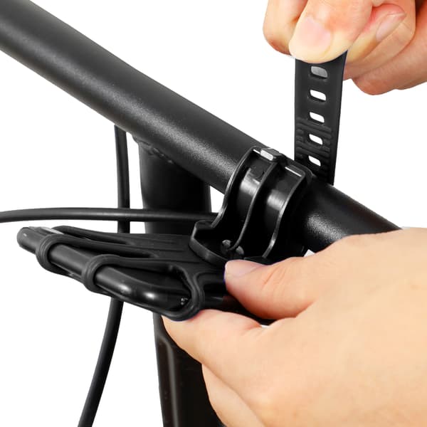 WEST BIKING Silikon Multifunksjonell 360° Justerbar Sykkeltelefonholder for Styret