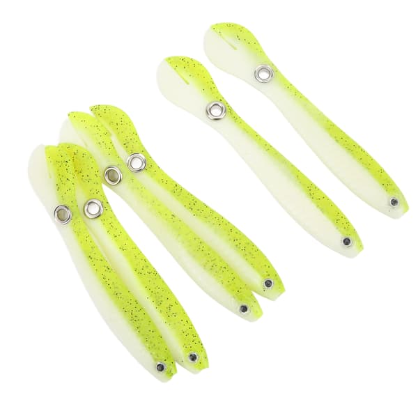 PCS Wobble Tail Loach Bløde Fiskelokker 10cm 6g Bicolor Silikone