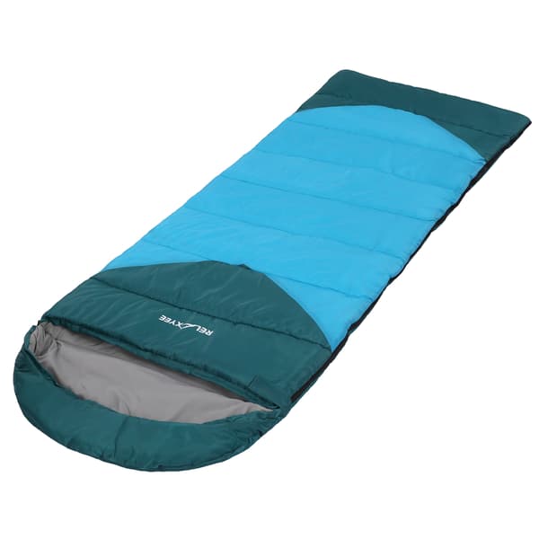 Voksen sovepose, vandafvisende, 3 sæsoner, til camping, vandreture, backpacking