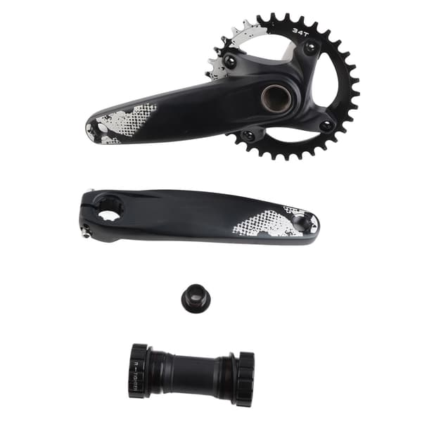 Integrerede hule tænder 34T 8-12 gear Positive og negative tænder BCD104MM til mountainbiking