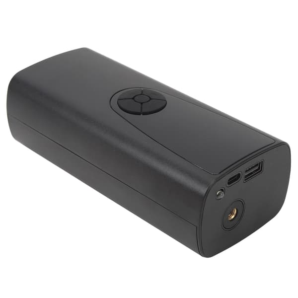 Trådløs luftkompressor med digitalt LCD-display, LED-lommelygte, 6000mAh til bil, motorcykel, bold