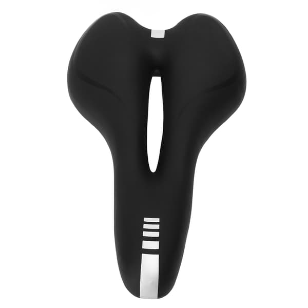 Sort Hul Cykelsadel, Åndbar, Ergonomisk Design, Stødabsorberende Skum