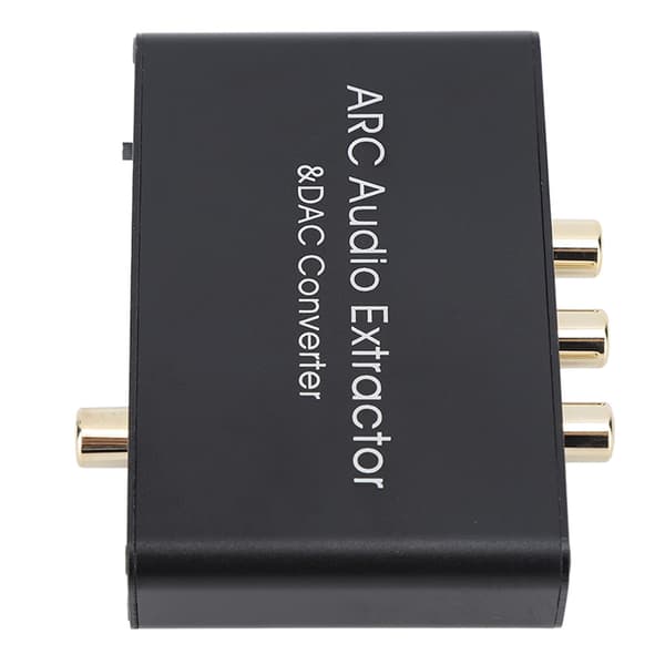 DAC ARC-omvandlare Ljudextraktor med volymkontroll 192KHz Optisk/koaxial ingång