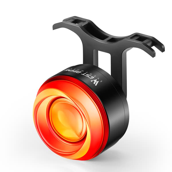 Smart baklykt til sykkel med bremsedeteksjon og lyssensor, USB oppladbar, IPX4