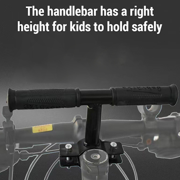 Barncykelsits med styre och pedaler