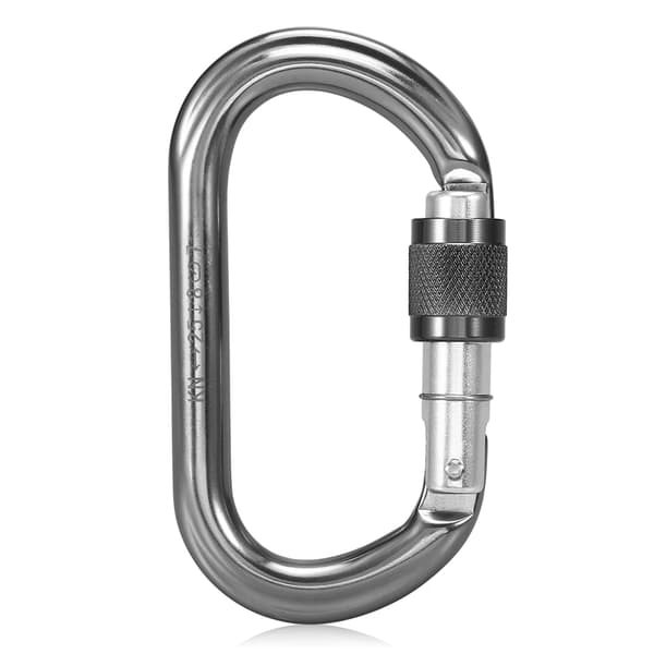 25KN Aluminium Flylåsende Karabin til Klatring, Abseiling, Canyoning og Netting
