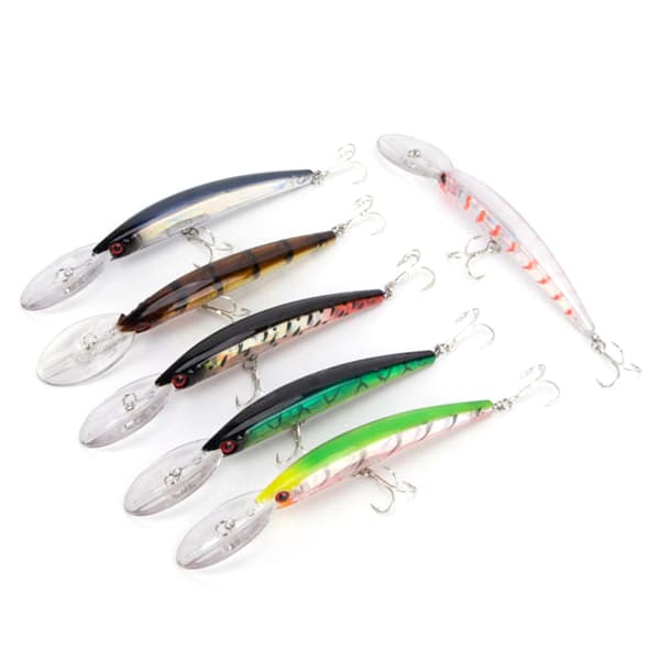 Minnow Sinking Lure 24g Kunstig Wobbler Agn med Rustfri Stålkrog til Kystfiskeri