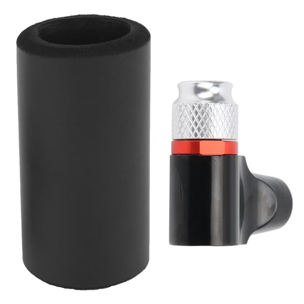 CO2 sykkelpumpe med isolert slange, liten, lett, aluminiumslegering