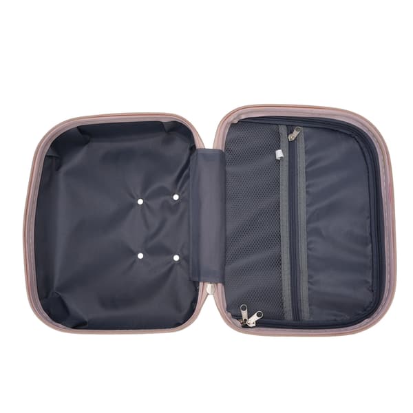 14-tommer foldbar cykelkuffert med frontgearadapter, pink