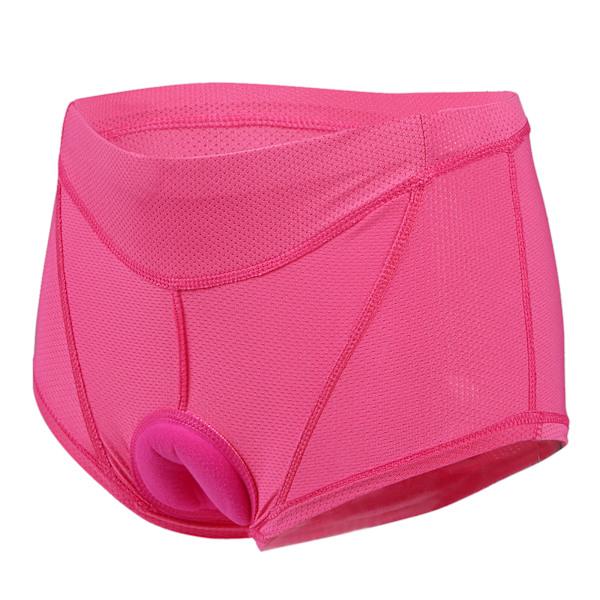 Dame sykkeltruser med 3D gelpolstret polstring, rosa