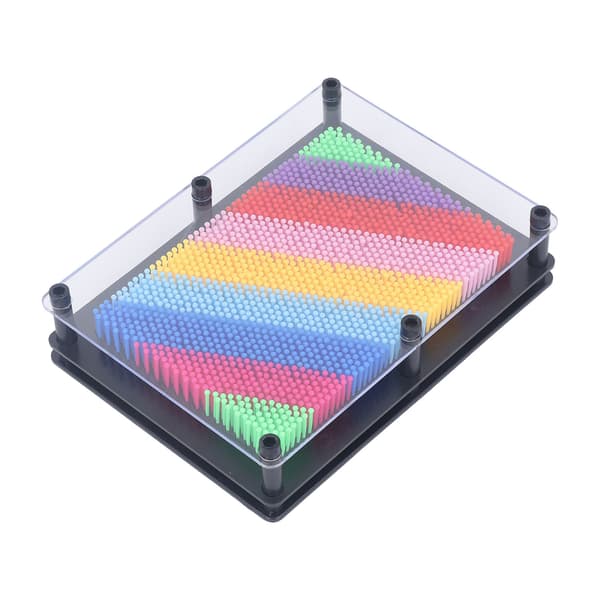 3D Pin Art Board Stor Plastik Sensorisk Legetøj Håndforme til Børn Voksne Gave