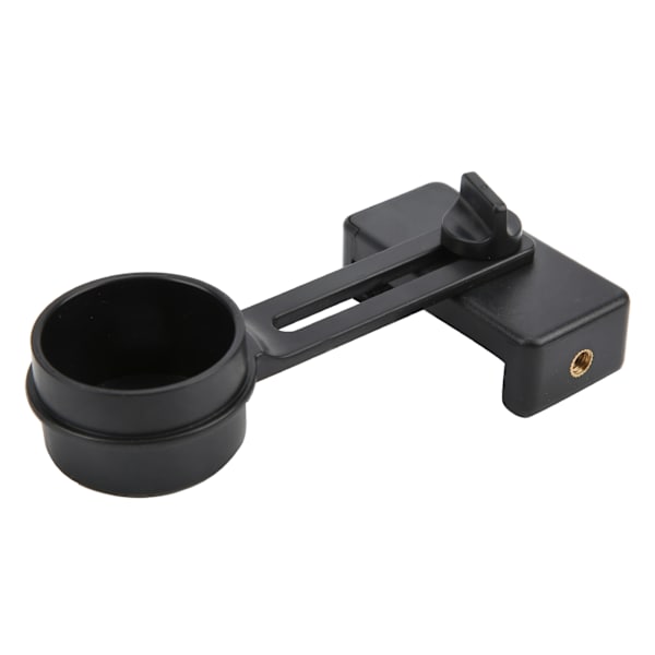 Universell telefonadapter for digiscoping-montering teleskoptilbehør - svart