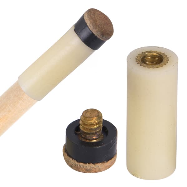 10 st Snooker Pool Köspetsar 11 mm Läder Plast Ersättningstillbehörsverktyg