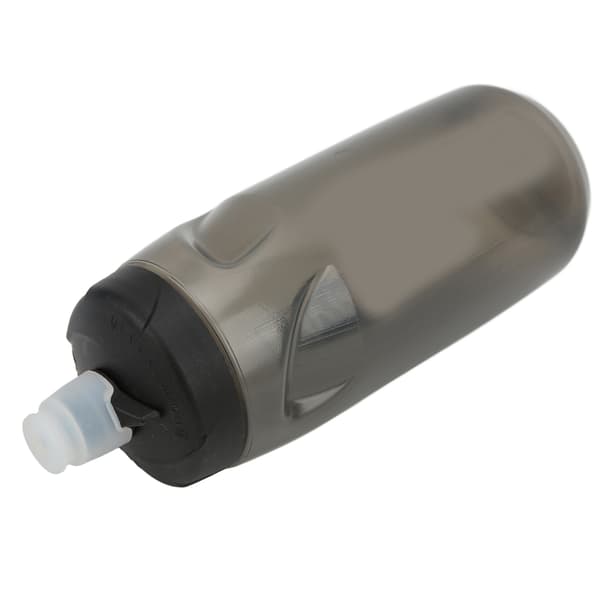 650 ml klämbar PP5 silikon cykelvattenflaska, läckagesäker, transparent grå