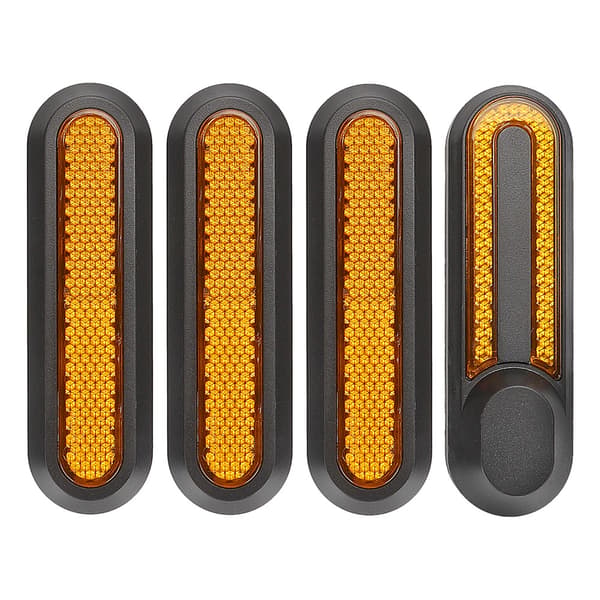 Sett med 4 dekorative deksler med refleksstriper for elektrisk sparkesykkel M365/PRO/PRO2/1S/Lite/G30 Max