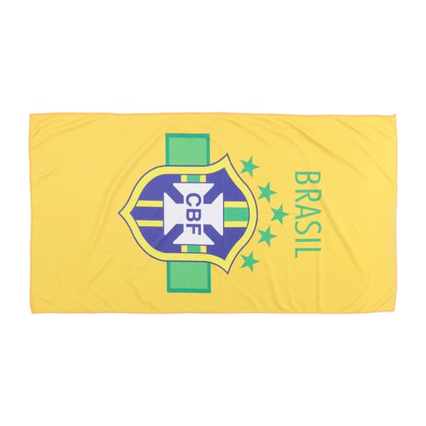 Badehåndklæde med landsholdsflag, 140x72cm, gave til fans.